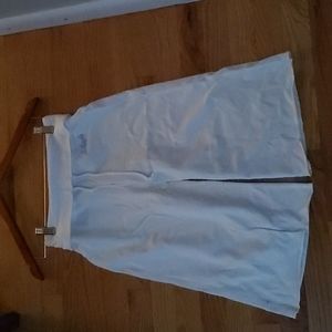 Wide leg cropped pants